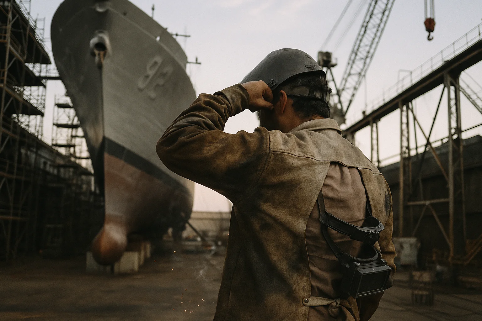 Astillero (Trabajador Naval) expuesto al asbesto — abogado de mesotelioma en español